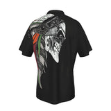 Indian Chief Skull Hawaiian Shirt | Men's Native American Biker Aloha Shirt - Aaria Tees Aaria Tees