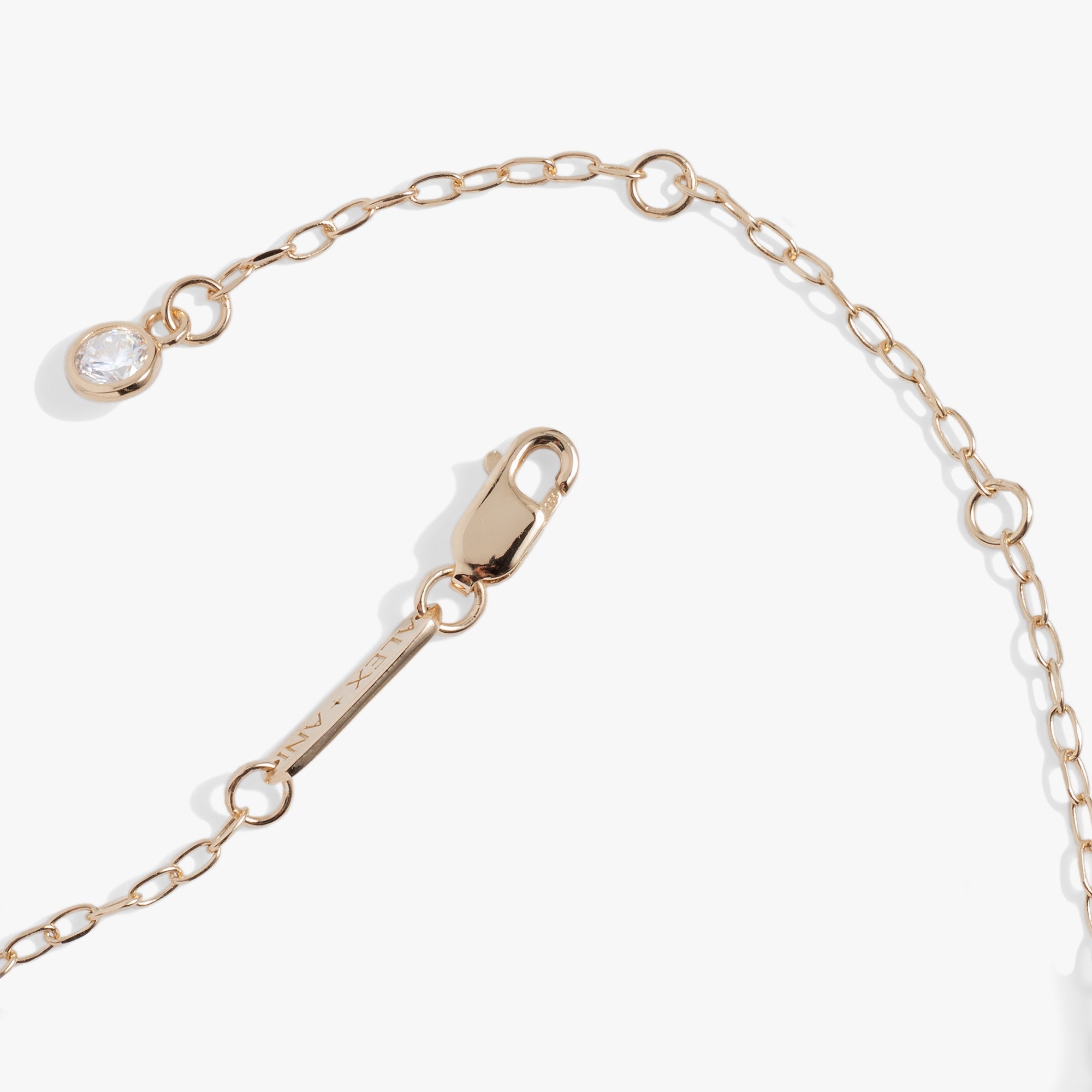 Initial S Precious Elongated Necklace - Aaria Tees Aaria Tees