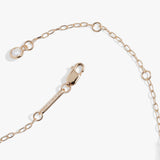 Initial K Precious Elongated Necklace - Aaria Tees Aaria Tees