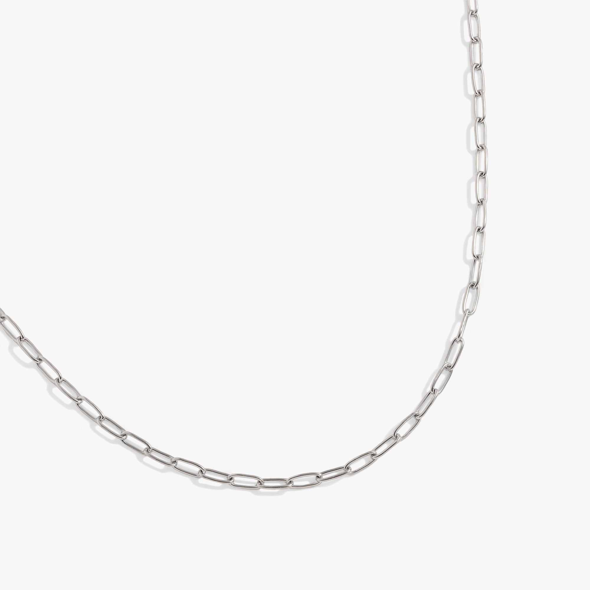Paperclip Charm & Layering Necklace - Aaria Tees Aaria Tees