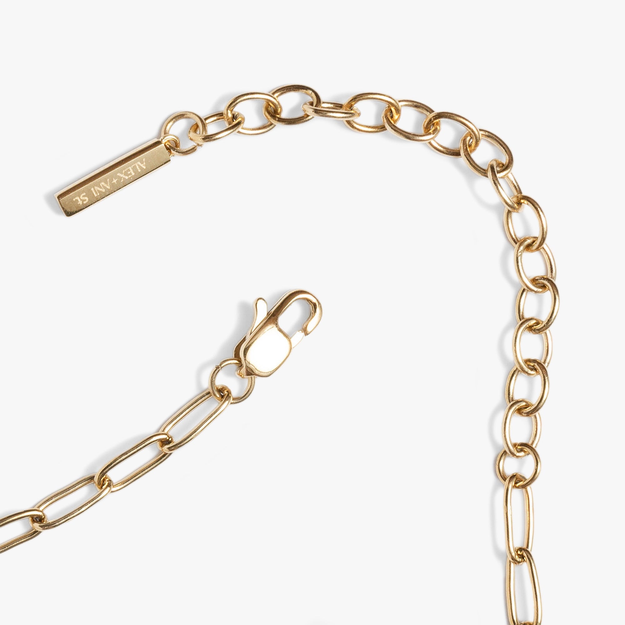 Paperclip Charm & Layering Necklace - Aaria Tees Aaria Tees