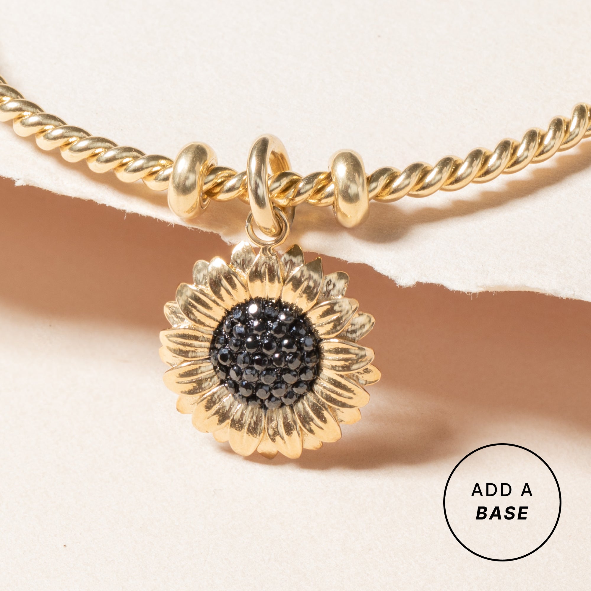 Sunflower Interchangeable Charm - Aaria Tees Aaria Tees