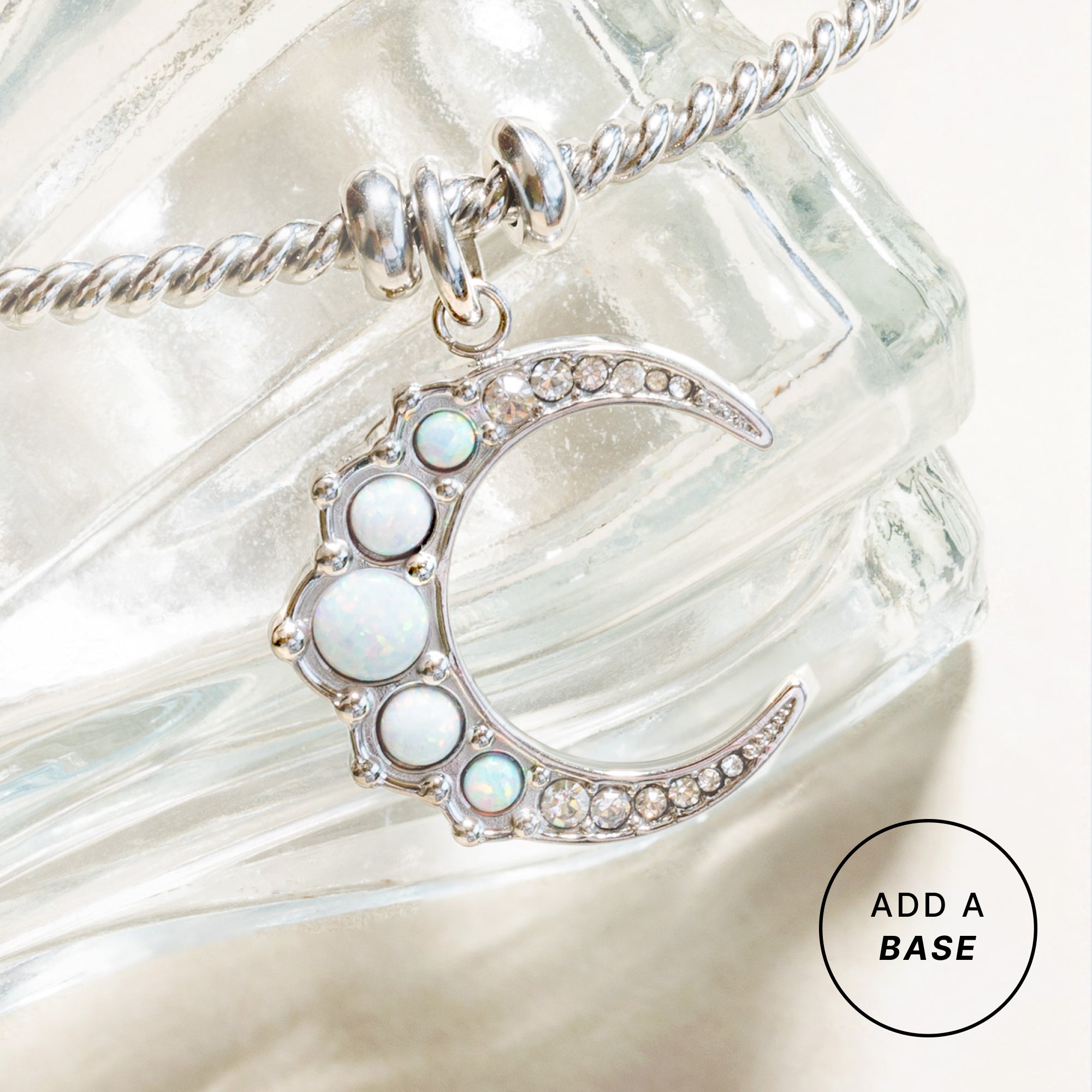 Opal Moon Interchangeable Charm - Aaria Tees Aaria Tees