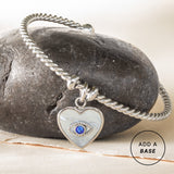 Evil Eye-Heart Interchangeable Charm - Aaria Tees Aaria Tees