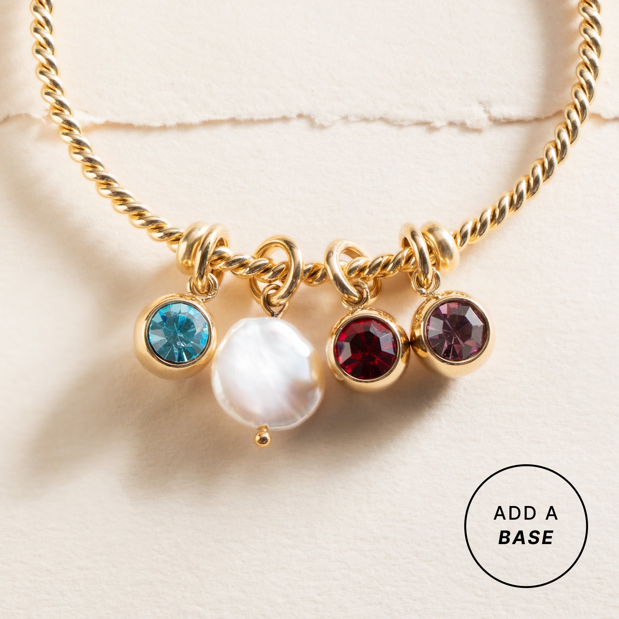 June Birthstone Interchangeable Charm - Aaria Tees Aaria Tees