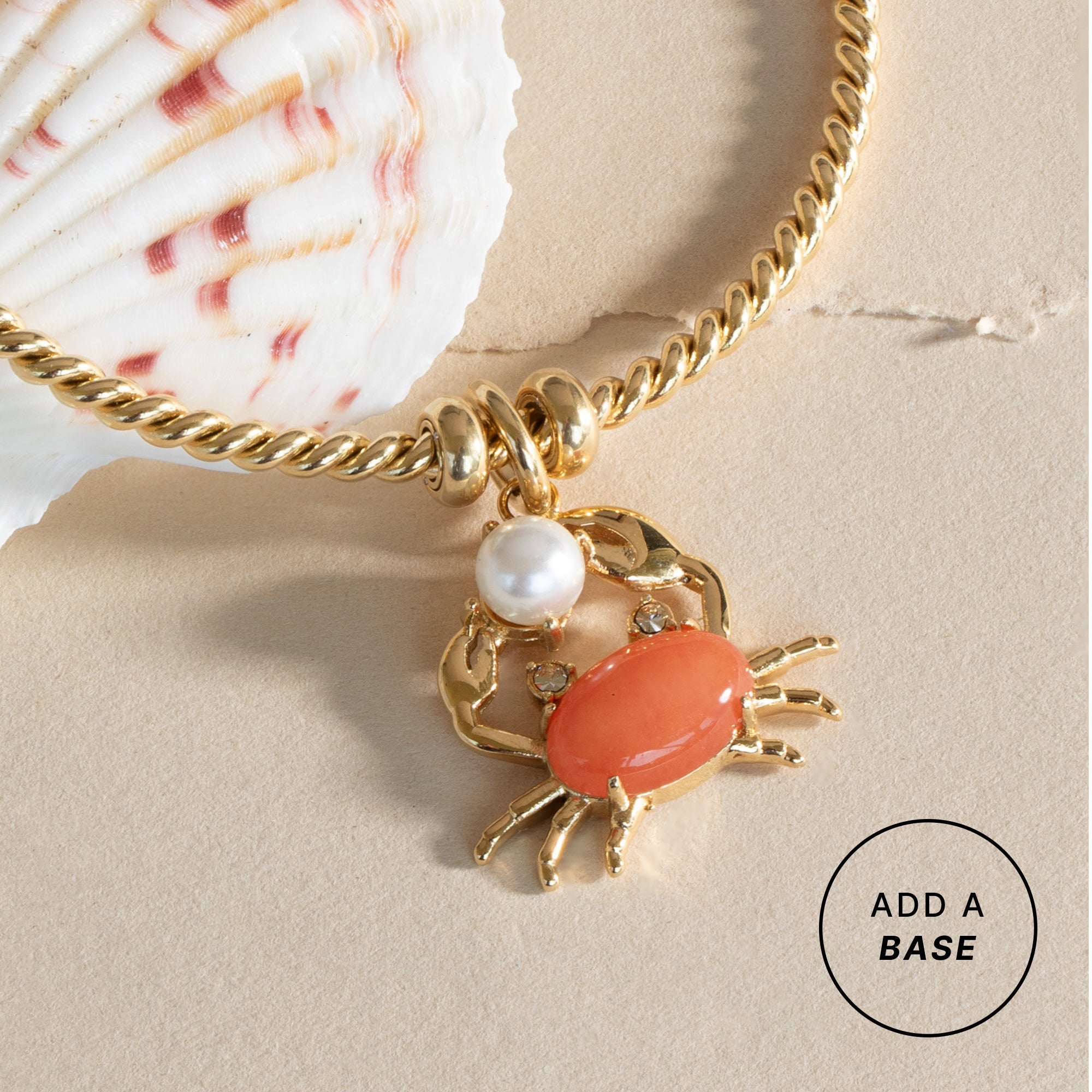 Crab Interchangeable Charm - Aaria Tees Aaria Tees