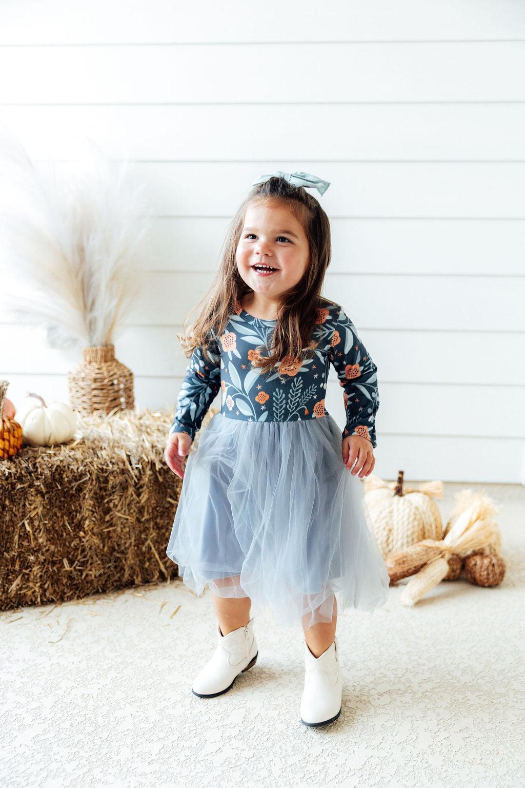 Into the Night L/S Tutu Dress - Aaria Tees Aaria Tees