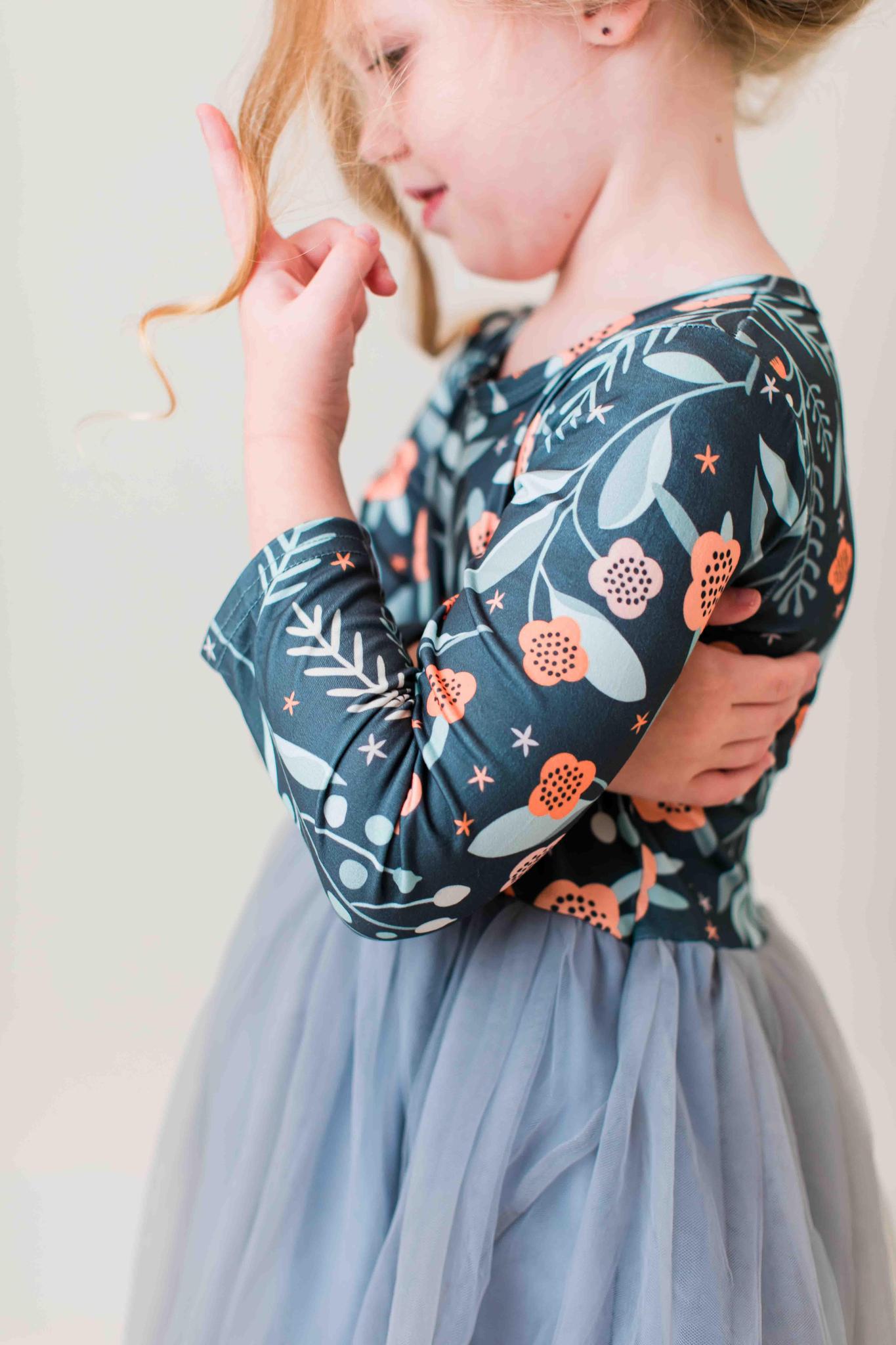 Into the Night L/S Tutu Dress - Aaria Tees Aaria Tees