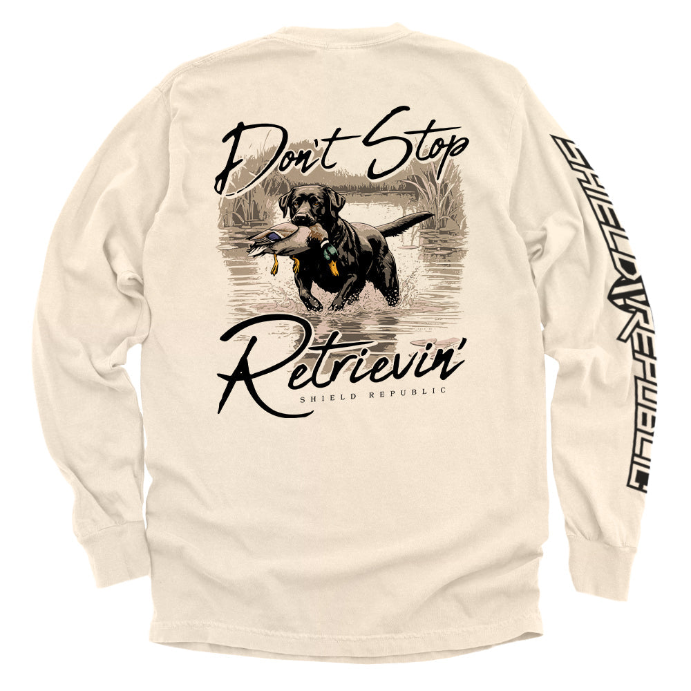 Don't Stop Retrievin' Black Lab - Aaria Tees Aaria Tees