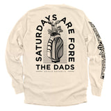 Saturdays Are For The Dads Golf Grey Aaria Tees