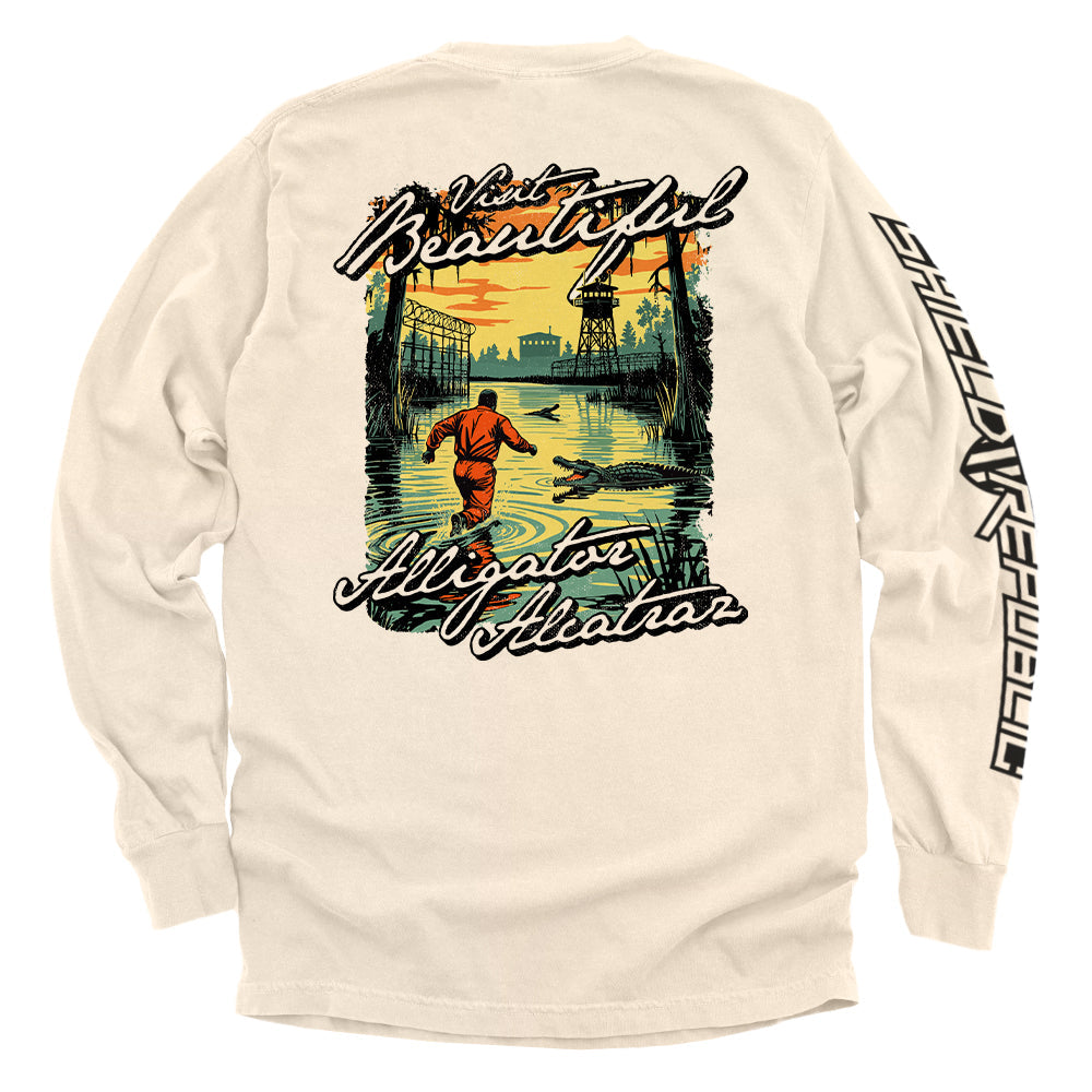 Visit Beautiful Alligator Alcatraz - Aaria Tees Aaria Tees