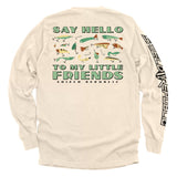 Say Hello to My Little Friends Green Aaria Tees