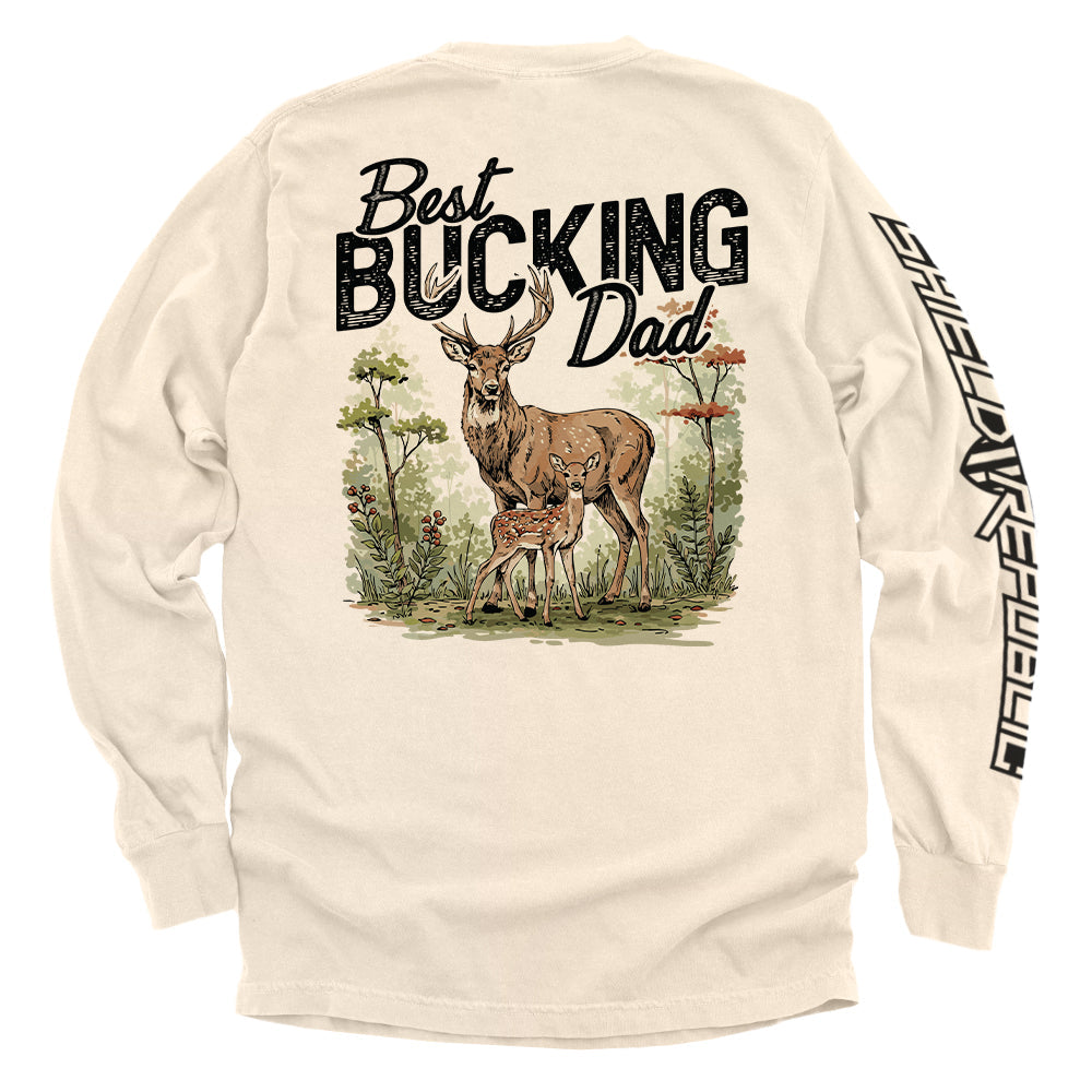 Best Bucking Dad - Aaria Tees Aaria Tees