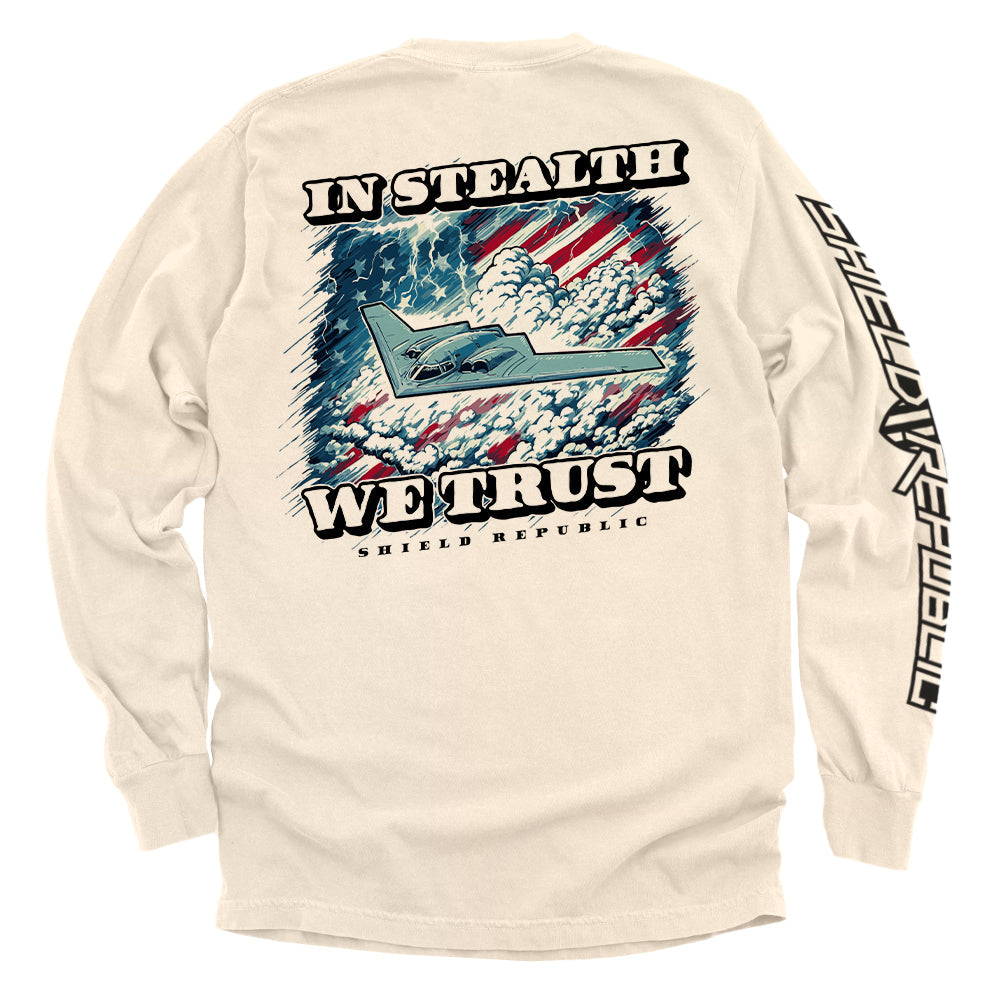 In Stealth We Trust (Black) - Aaria Tees Aaria Tees