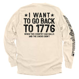 I Want To Go Back To 1776 Aaria Tees