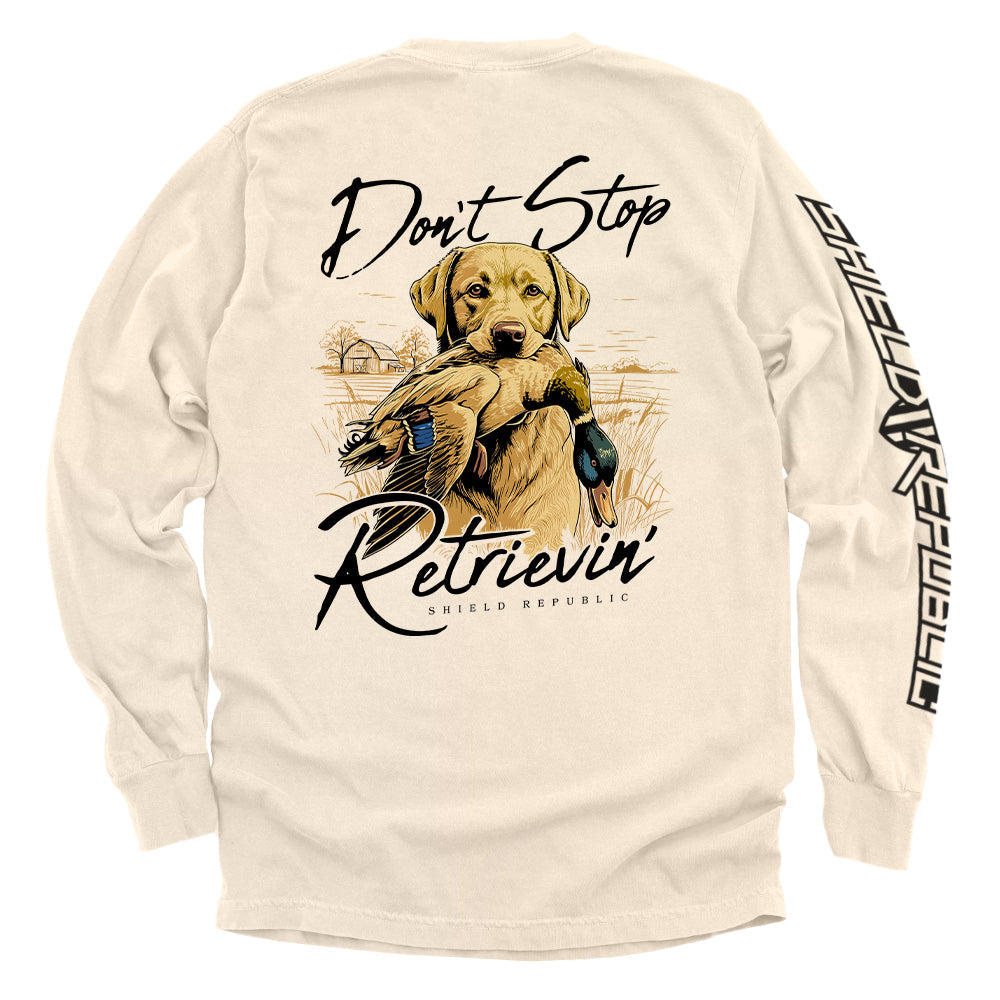 Don't Stop Retrievin Yellow Lab - Aaria Tees Aaria Tees