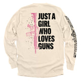 Just A Girl Who Loves Guns Aaria Tees