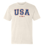 USA Star Pattern Aaria Tees