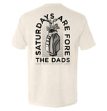 Saturdays Are For The Dads Golf Grey Aaria Tees