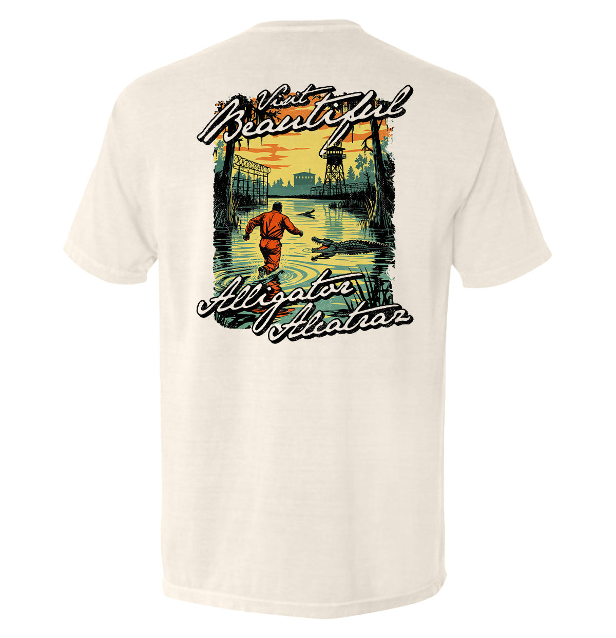 Visit Beautiful Alligator Alcatraz - Aaria Tees Aaria Tees