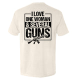 I Love One Woman & Several Guns Aaria Tees