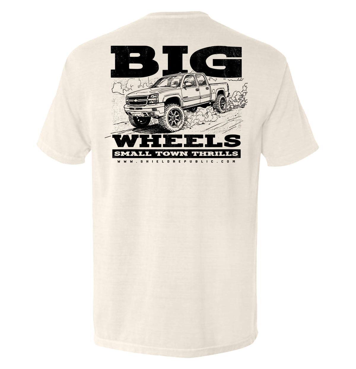 Big Wheels Small Town Thrills - Aaria Tees Aaria Tees