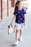JMU White Duke Dog Twirl Skort - Aaria Tees Aaria Tees