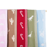 Rainbow Lilac Jacquard Knit Baby Blanket - Aaria Tees Aaria Tees