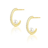 Jensyn Pearl Hoops Aaria Tees