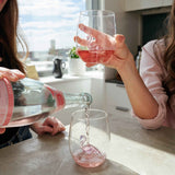 3D Flamingo Stemless Wine Glasses Aaria Tees