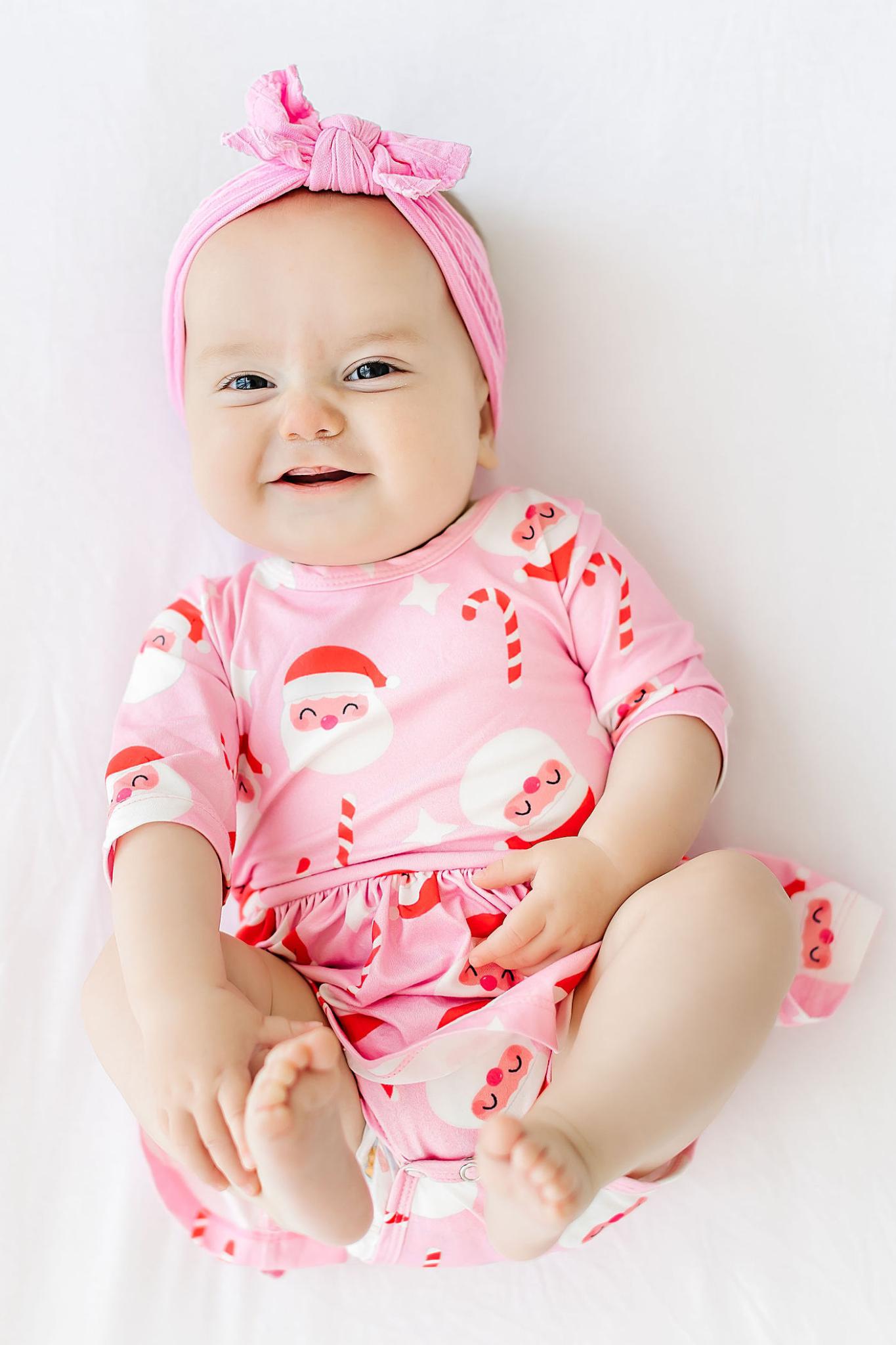 Jingle Bells 3/4 Sleeve Twirl Bodysuit - Aaria Tees Aaria Tees
