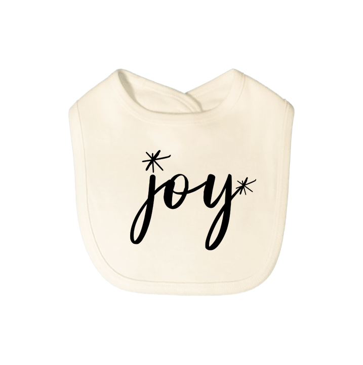 graphic bib | joy black - Aaria Tees