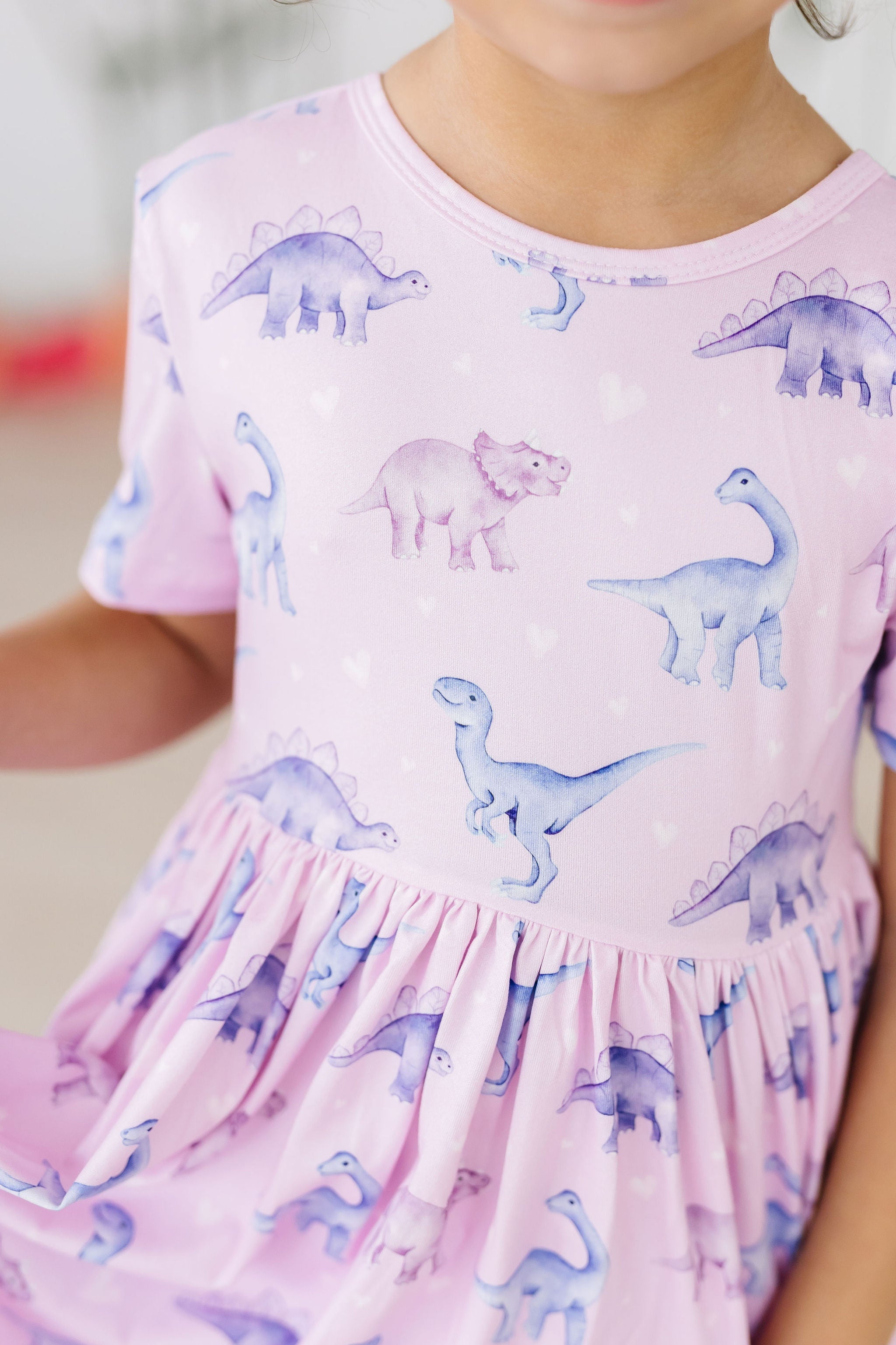Jurassic Joy S/S Pocket Twirl Dress - Aaria Tees Aaria Tees