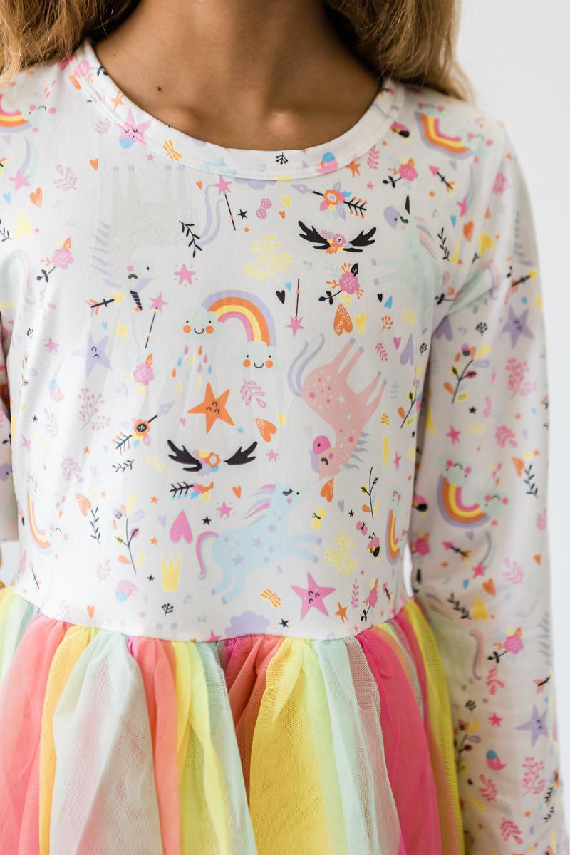 Just Like Magic L/S Tutu Dress - Aaria Tees Aaria Tees