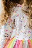 Just Like Magic L/S Tutu Dress - Aaria Tees Aaria Tees