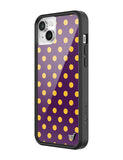 Polka Dot | Purple and Yellow iPhone Case Aaria Tees