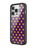 Polka Dot | Purple and Yellow iPhone Case Aaria Tees
