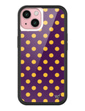 Polka Dot | Purple and Yellow iPhone Case Aaria Tees