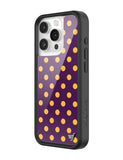 Polka Dot | Purple and Yellow iPhone Case - Aaria Tees Aaria Tees