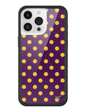 Polka Dot | Purple and Yellow iPhone Case - Aaria Tees Aaria Tees