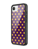 Polka Dot | Purple and Yellow iPhone Case - Aaria Tees Aaria Tees