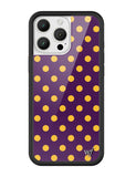 Polka Dot | Purple and Yellow iPhone Case - Aaria Tees Aaria Tees