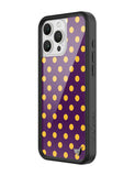 Polka Dot | Purple and Yellow iPhone Case - Aaria Tees Aaria Tees