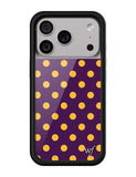 Polka Dot | Purple and Yellow iPhone Case - Aaria Tees Aaria Tees