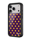 Polka Dot | Purple and Yellow iPhone Case - Aaria Tees Aaria Tees