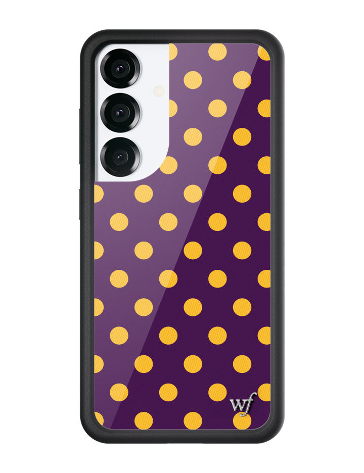 Polka Dot | Purple and Yellow Samsung Galaxy Case - Aaria Tees Aaria Tees