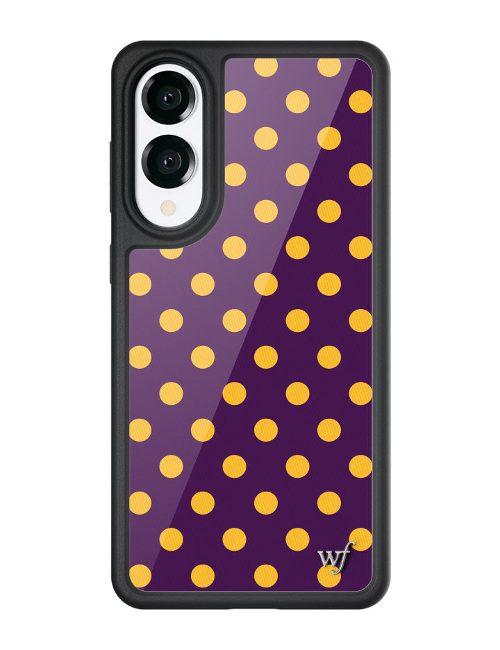 Polka Dot | Purple and Yellow Samsung Galaxy Case - Aaria Tees Aaria Tees