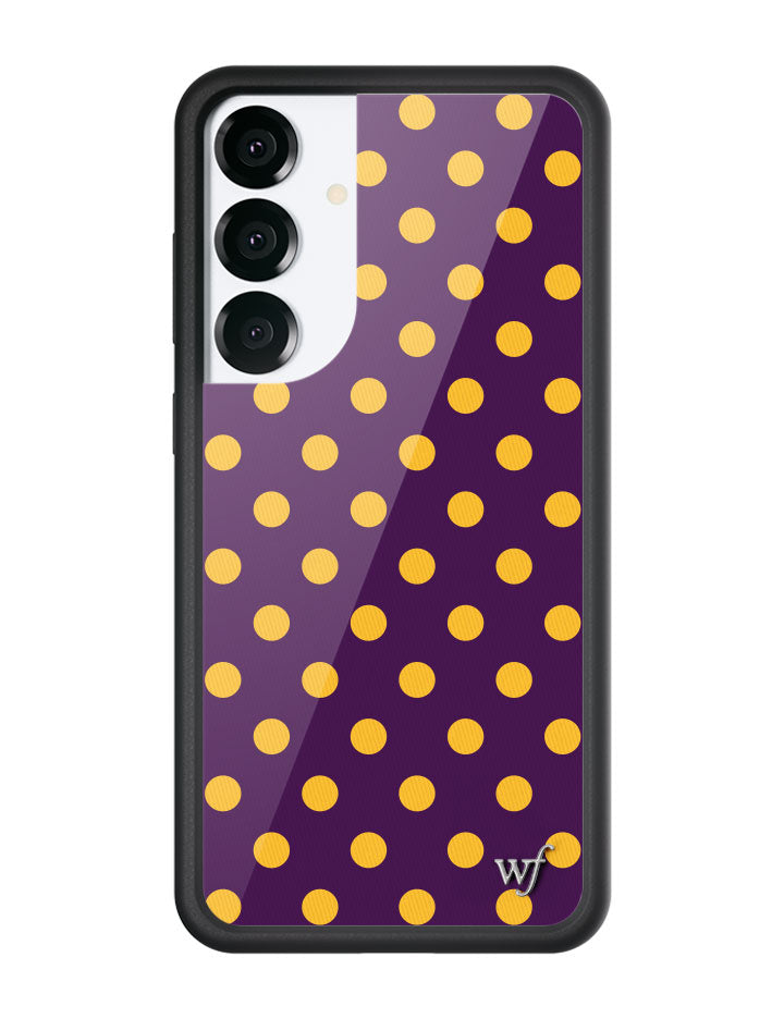 Polka Dot | Purple and Yellow Samsung Galaxy Case - Aaria Tees Aaria Tees