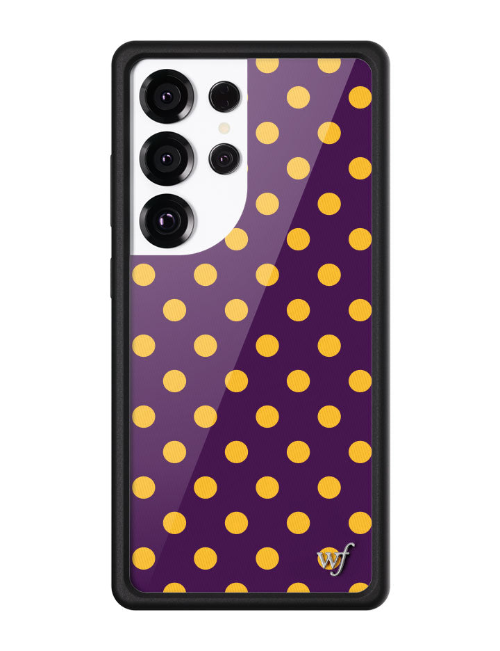 Polka Dot | Purple and Yellow Samsung Galaxy Case - Aaria Tees Aaria Tees