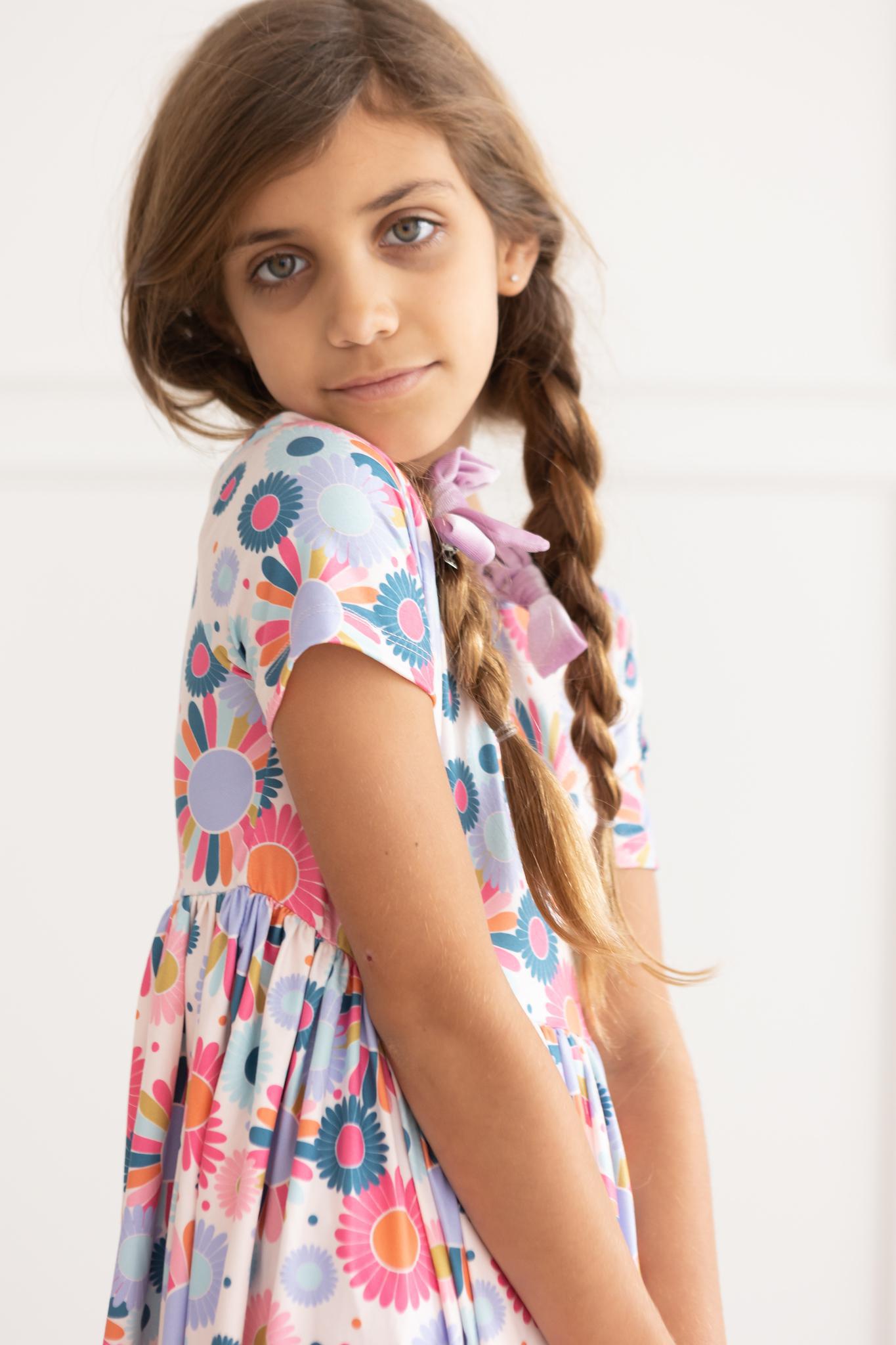 Keep Growing S/S Pocket Twirl Dress - Aaria Tees Aaria Tees